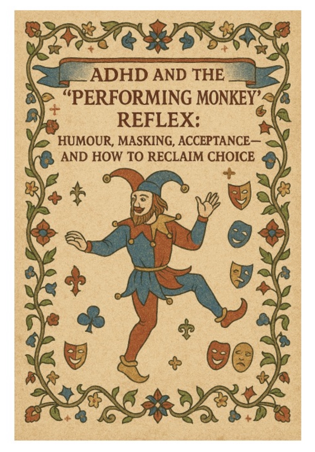 ADHD and the “Performing Monkey” Reflex: Humour, Masking, Acceptance — and How to Reclaim&nbsp;Choice